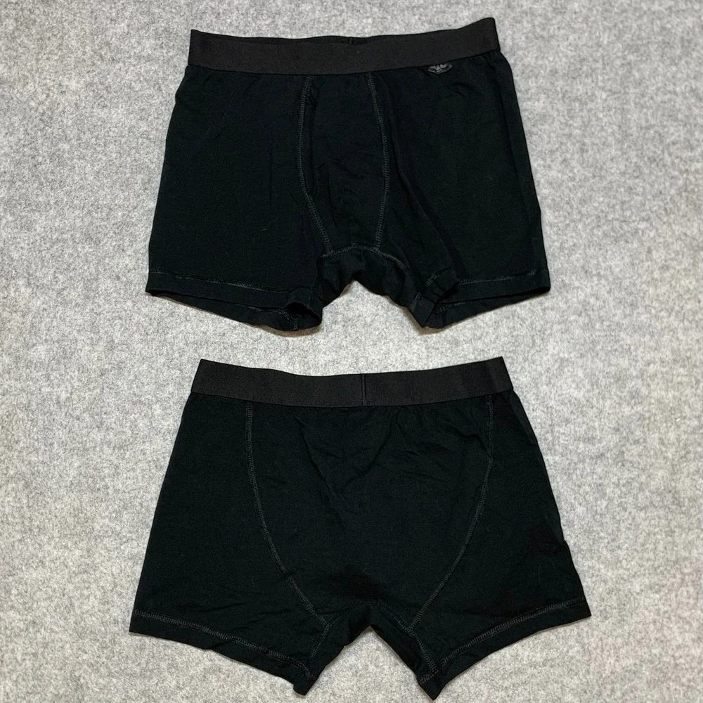 New Goodfellow & Co Mens 10 Pack Black Boxer Briefs Size Medium Cotton Spandex